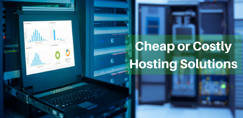 Cheap or costly web hosting services